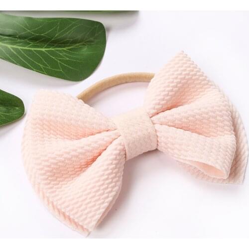 14 Colors New Arrival Newborn Cute Solid Color Cute Headband, Baby Girl Casual Big Bow Solid Color Headband Headwear
