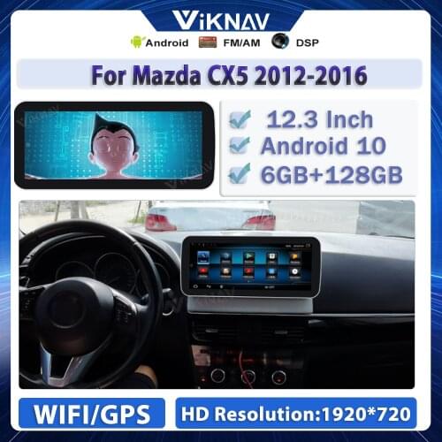 2 Din Android 10.0 Car Multimedia radio for Mazda CX5 2012 2013 2014 2015 2016 With 8 Core 6G 128G GPS Navigation Head Unit
