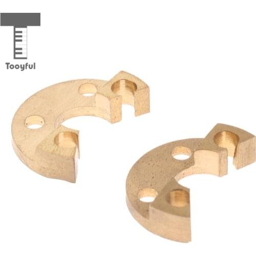 Tooyful 2pcs French Horn Trombone Rotor Stops for Brass Instrument Parts