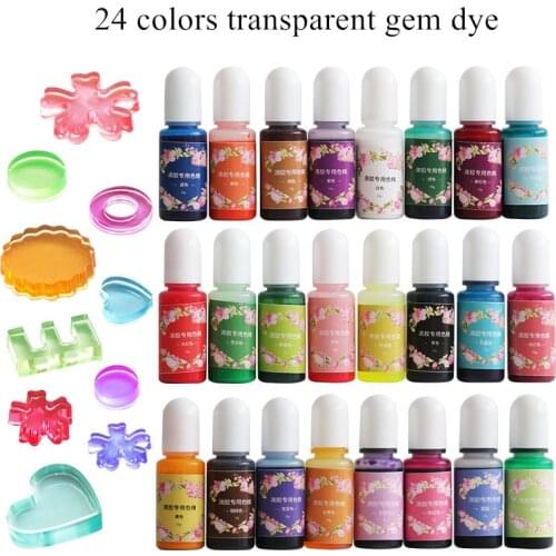 23 Colors 10ML Epoxy Resin Diffusion Pigment Alcoholic Ink Liquid Colorant Dye Art Ink Diffusion for Resin Jewelry Making