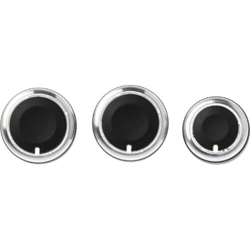 3 Pcs A/C Air Condition Panel Control Switch Knob for mk6 Bora Golf 5 Tiguan E7CA