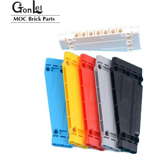 4Pcs/lot Technology Panel 5x1x1 Tapered Panel Surface MOC 18945 Building Block Bricks Parts Toys fit for 479715 Truck Cars Cover