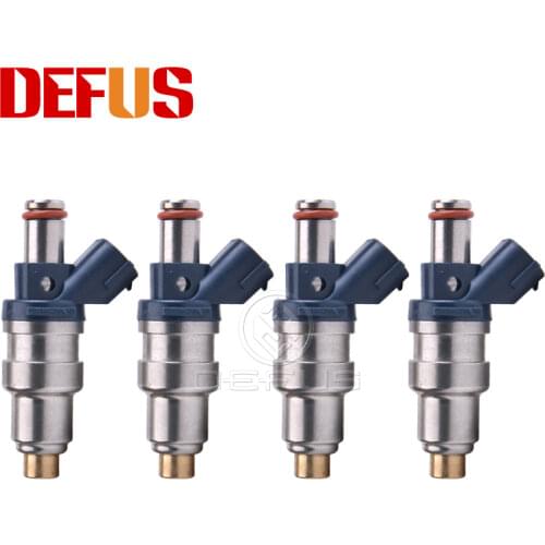4pcs Fuel Injector Nozzle For Toyota Tacoma 2.4L L4 Hilux RZN148 RZN168 2RZFE OEM:23250-75040 23209-75040 2325075040 2320975040