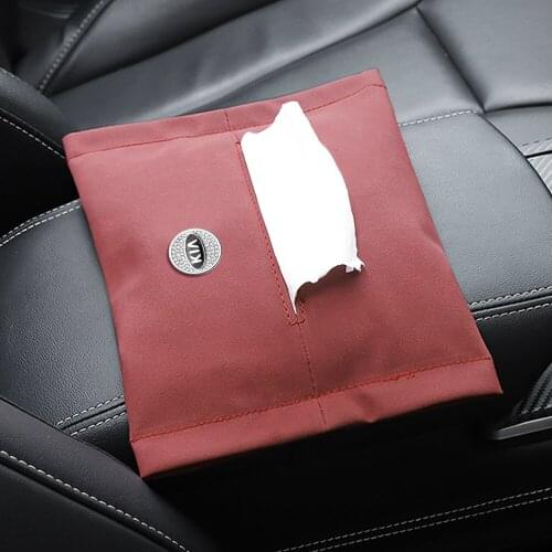 Car Tissue Box Bag Sun Visor Fixing Frame Chairback Paper Towel Vehicle For KIA Ceed Sportage Rio Sorento Optima Cerato Picanto