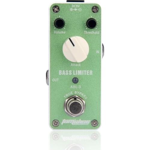 Aroma ABL-3 Bass Limiter Effect Pedal Bass compressor reduce redundant dynamics output Aluminum Alloy shell Free shipping