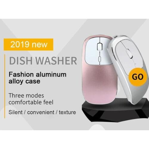 Rechargeable Office Mouse Bluetooth 4.0 with 2.4G USB Dual Mode Wireless Gaming Mause Ergonomic PC Gamer Silent Mice For Laptop