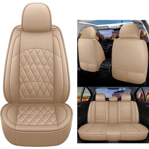 High quality Leather car seat cover For mitsubishi outlander xl lancer x 9 outlander 3 eclipse cross asx l200 accessories