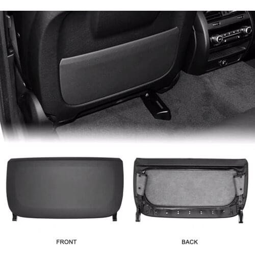 Front Seat Backrest Storage Pocket Cover Genuine Leather Seat Back Staorage Pocket Panel Cover for B-MW F10 F11 F01 F02 F04