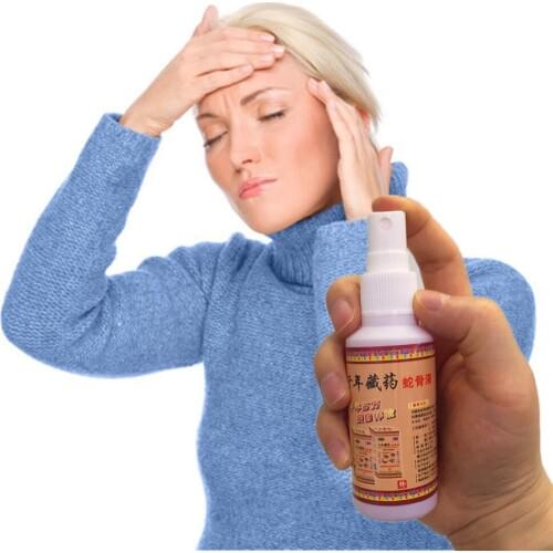 Essential Oils Relieve Pain Cool Feeling 2.82Oz DISAA Arthralgia Lumbar Disc Protrusion Far Infrared Musk Spray JY-46