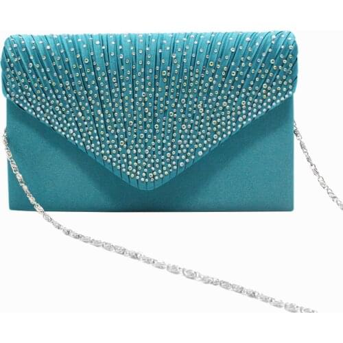 Fruit colour with chain and diamand evening bag for lady and girl cocktail bag