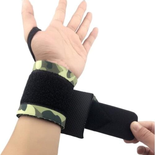 1Pcs Camo Tennis Sport Wristband Gym Fitness Training Wrist Support Bandage Weight Lifting Carpal Tunnel Pressurize Protector