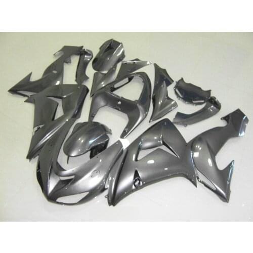 CUSTOM Motorcycle Fairing kit for KAWASAKI Ninja ZX10R 2006 2007 ZX10R 06 07 Complete flat black ABS Fairings set+7 gifts SK57