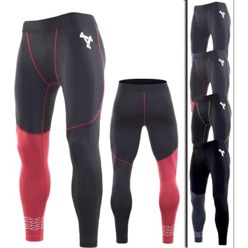 Compression Pants Sports Leggings Men Running Tights Elastic Gym Fitness Pants Man Running Sportlegging Mallas Deporte Hombre