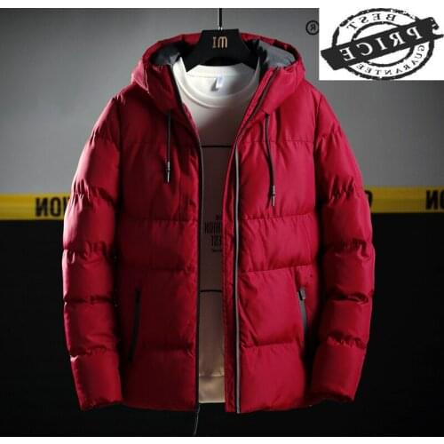 Jacket Men Winter Clothes 2021 Korean Thick Warm Coat Hooded Casual Parka Hombre Fashion Casacos Man Parka Hiver LW1223