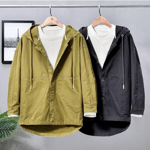 LFFMHMT Men's Hooded Trench Coats