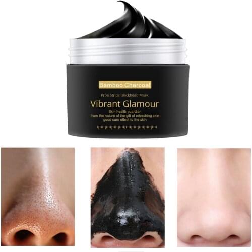 30g Blackhead Remover Mask Skin Care Bamboo Charcoal Against Black Dots Cleansing Peel Off Face Mask Pore Strip Acne Treatment