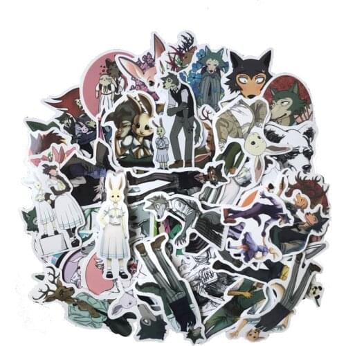 10/50PCS/Pack Anime BEASTARS Sticker Paster Cartoon Scrapbook Card Paster Card Sticker DIY for Children Toys