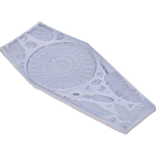 2021 New Crystal Epoxy Resin Mold Dream Catcher Casting Silicone Mould DIY Crafts Tool