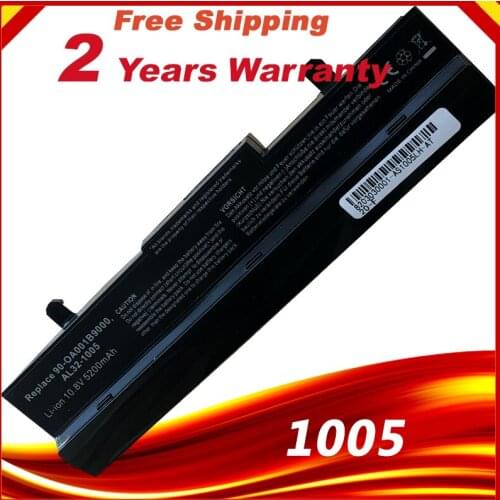 New 6cell Battery For Asus Eee PC 1001 1001HA 1001P 1001PX 1005 1005PX 1005H 1005HA 1005HE AL32-1005 ML32-1005 PL32-1005