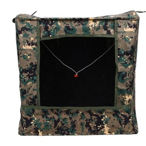 Portable Foldable Slingshot Target Box Aim Practice Tool Slingshot Ammo Recycle Silencer Buffer Cloth Child Adult Training Toy