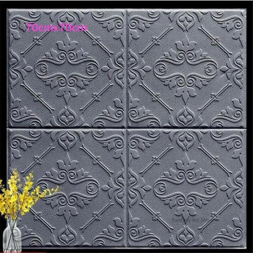 Self-adhesive Wallpaper 3d Stereo Wall Sticker Foam Bedroom Living Room Wallpaper Background Wall Decoration Waterproof