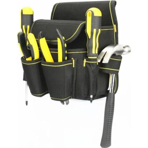 Multi-Tool Pockets Oxford Cloth Thickening Tool Bag Large Capacity Practical Waist Pocket Tool Apron Bag Shoulder Kit