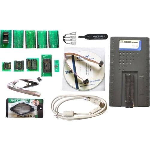TNM5000 USB EPROM Universal Programmer+6pcs ZIF Socket,23000 device list VIA cable and 48 pin zif socket,WIndows XP/VISTA/7/8/10