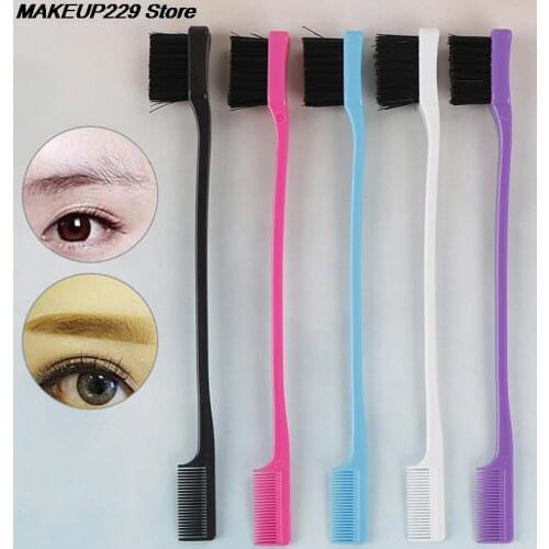 1pcs Double Sided Edge Control Hair Comb Beauty Hair Styling Hair brush