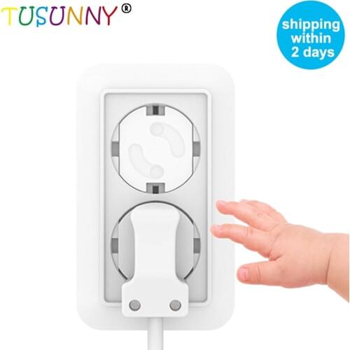 TUSUNNY 10pcs EU Power Outlet Baby Safety Protection of socket from children plugs for Socket french Electric socket cover