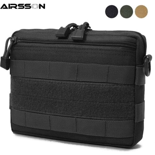 1000D Tactical Molle Pouch Military Hunting Accessory Bag Waterproof Utility EDC Gear Tool Packs for Vest Backpack Outdoor Bags