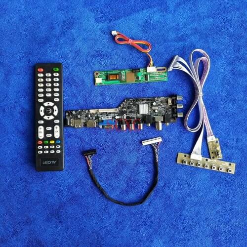 1024*768 1CCFL HDMI-compatible VGA AV USB DVB Digital Signal Fit LP150X09/LP150X10/HT15X34 LCD screen drive card KIT LVDS 30-Pin