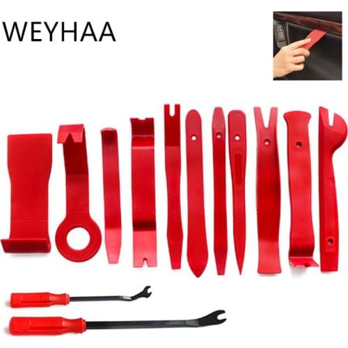 11Pcs Auto Car DIY Car Pry Repair Tool Kit Radio Panel Interior Door Clip Panel Pry Tool Trim Dashboard Removal Opening Tool Set