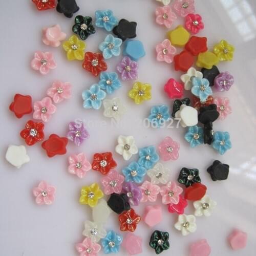 #58 30pcs Cute Mix Cartoon Shape Nail Resin Decoration Outlooking