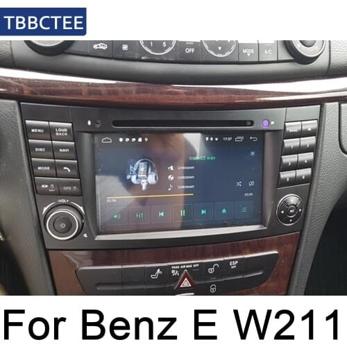 For Mercedes Benz E Class W211 2002~2009 NTG Car Multimedia Player Android Radio DVD GPS 8 Cores 4GB 32GB Bluetooth