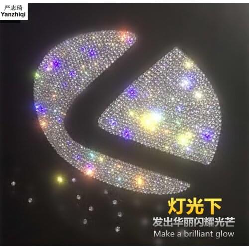 Free shipping High quality The steering wheel diamond modification logo for Lexus ES RX NX LX IS GS CT GX LS RC