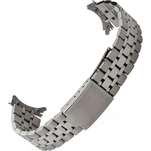 19MM Silver Gold Oyster Fold Deployment Clasp Watch Band Strap Bracelet For Prince Series Watch Part