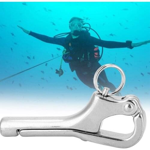 316 Release Hook Quick Release Snap Swivel Eye Snap Shackle Ship Construction 4 Inch Oxidation-resisting Steel Snap Hook