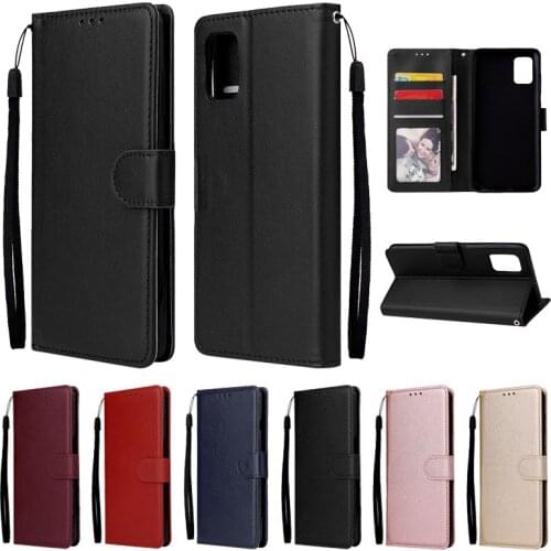 A31 A51 Case For Samsung Galaxy S20 Plus Case Leather Cover For on Samsung A51 A71 A31 A01 A11 A21 A41 A81 S20 Ultra Case Cover