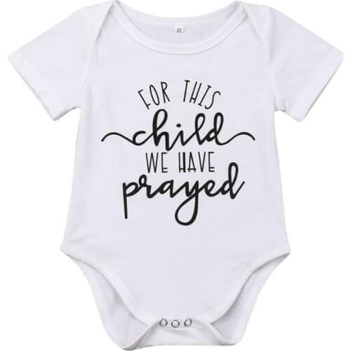 Summer Baby Bodysuit Newborn Infant Baby Boy Girl Soft Cotton Funny Bodysuit Clothes Outfit Cotton O-neck Short Sleeve