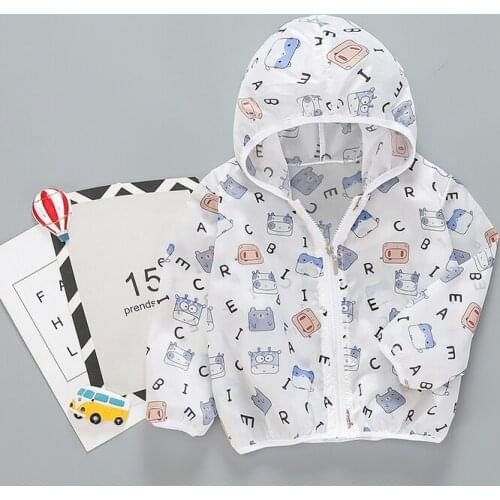 IENENS Kids Baby Coat Boys Girls Jacket Hoodies Sun Protection Clothes Children Boy Hooded Clothing Beach Jackets Coats
