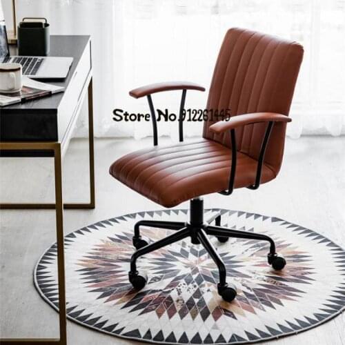 Designer Computer Chair Home Comfortable Sedentary Light Luxury Study Simple Lifting Armrest Rotating Backrest Office Chair