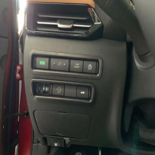 For Nissan Sylphy Almera 2020 2021 Carbon Fiber Head Light Lamp Switch Button Cover Trim Inner Accessories Car Styling