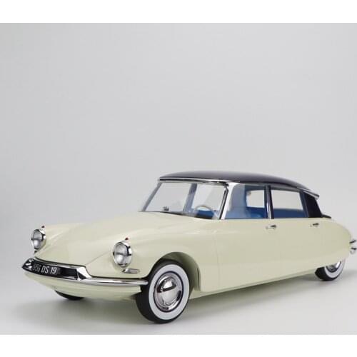 Diecast Alloy 1/12 Scale 1956 Citroen DS19 Car Model Classic Static Vehicle Toy Decoration Collection Gift Souvenir Display Show