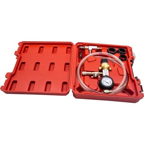 New Auto Cooling System Vacuum Radiator Refill Purge Purging Tools Gauge Kit Set