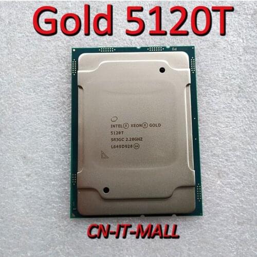 Pulled Xeon Gold 5120T Server cpu 2.2G 19.25M 14Core 28 Thread LGA3647 Processor