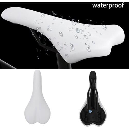 PU Leather Mountain Road Bike Saddle Seat Shockproof Cycling Bicycle Cushion for road bikes or fixed gear bicycles