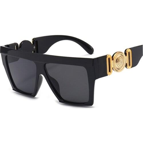 New Oversized Square Sunglasses Women Fashion Vintage Big Shades Men Sun Glasses Male Female Eyewear Oculos UV400 Gafas De Sol