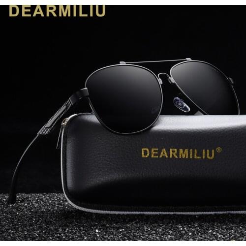 DEARMILIU 2019 Brand Men Aluminum Sunglasses Polarized UV400 Mirror Male Sun Glasses Women For Men Oculos de sol