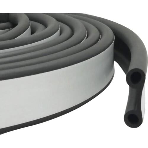 Super Cap Seal 20 FT (1 1/2" Width x 1/2" Height x 20' Length) EPDM Rubber for Caps 200 lbs or less