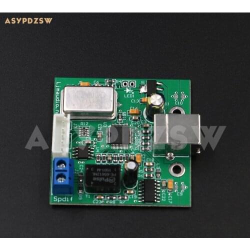 USB to SPDIF coaxial I2S processor finished board TE7022 chip supports 24-bit 96K sampling
